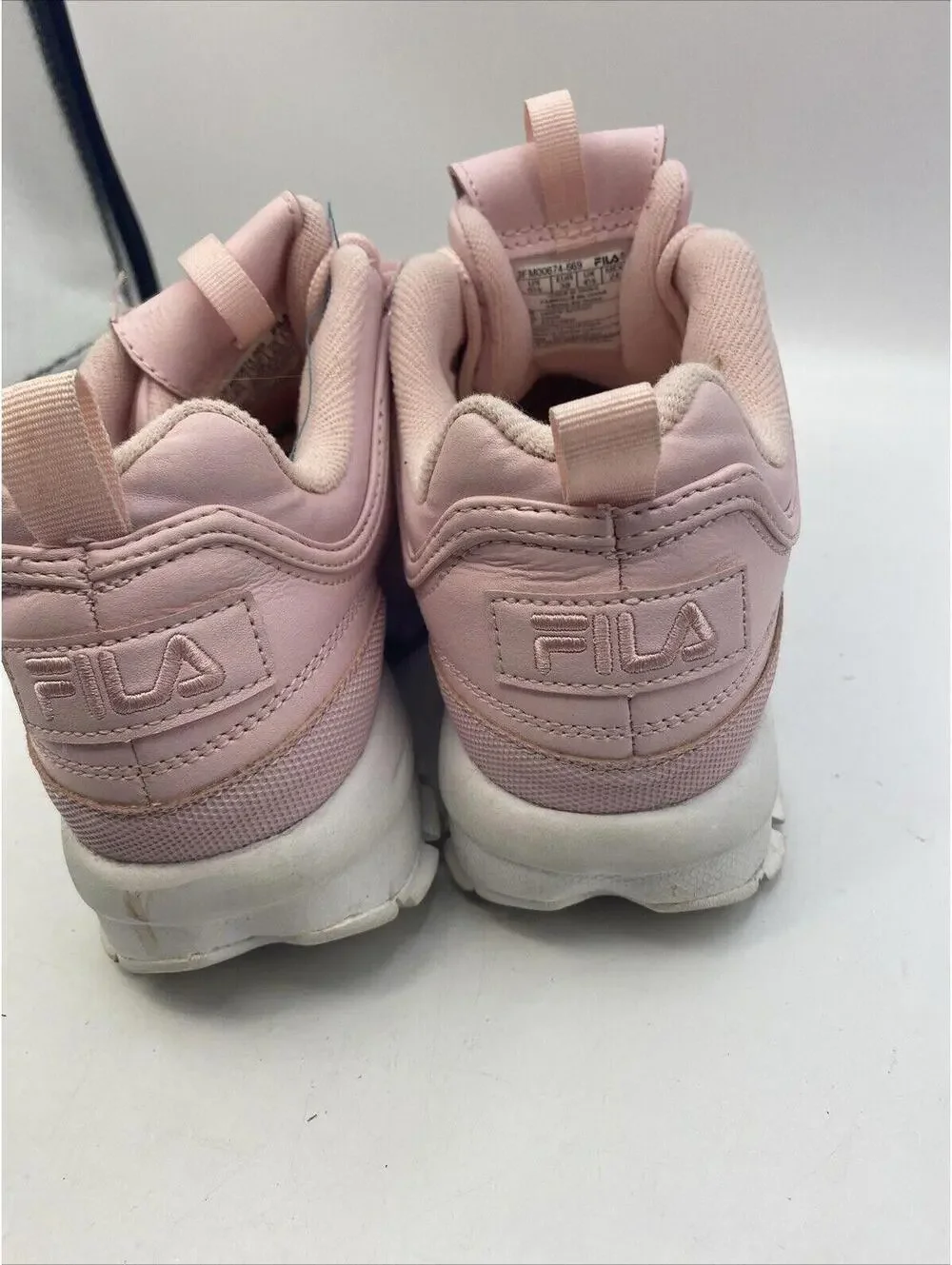 Fila Fila Disruptor II Pink Trainers Shoes UK 5.5 EU38 Girls Sneakers